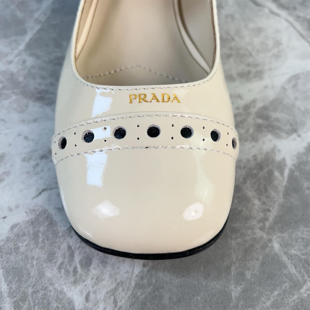 PRADA Patent leather Mary Jane pumps