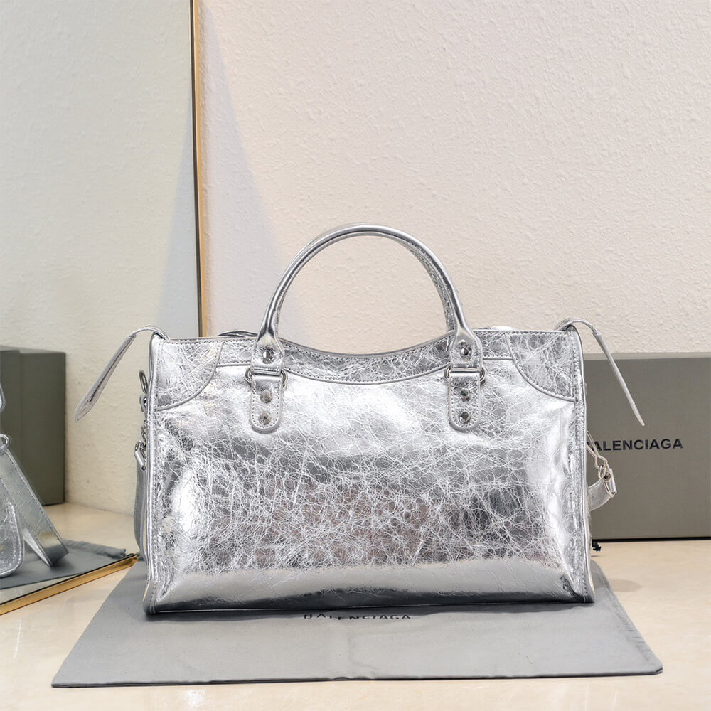 Balenciaga Women s Le City Bag Medium(HIGH-END GRADE)