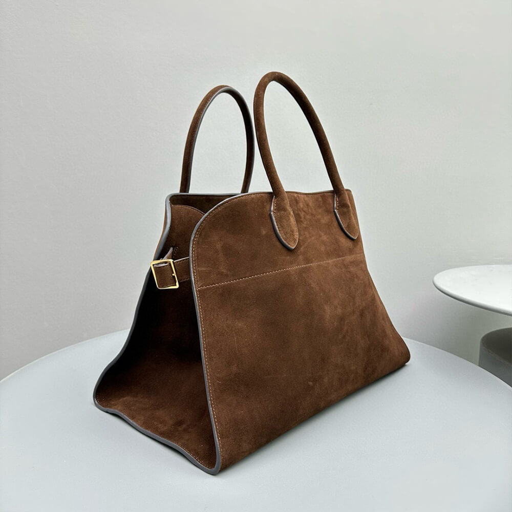 THE ROW  Soft Margaux 15 sued bag(High-end Grade)