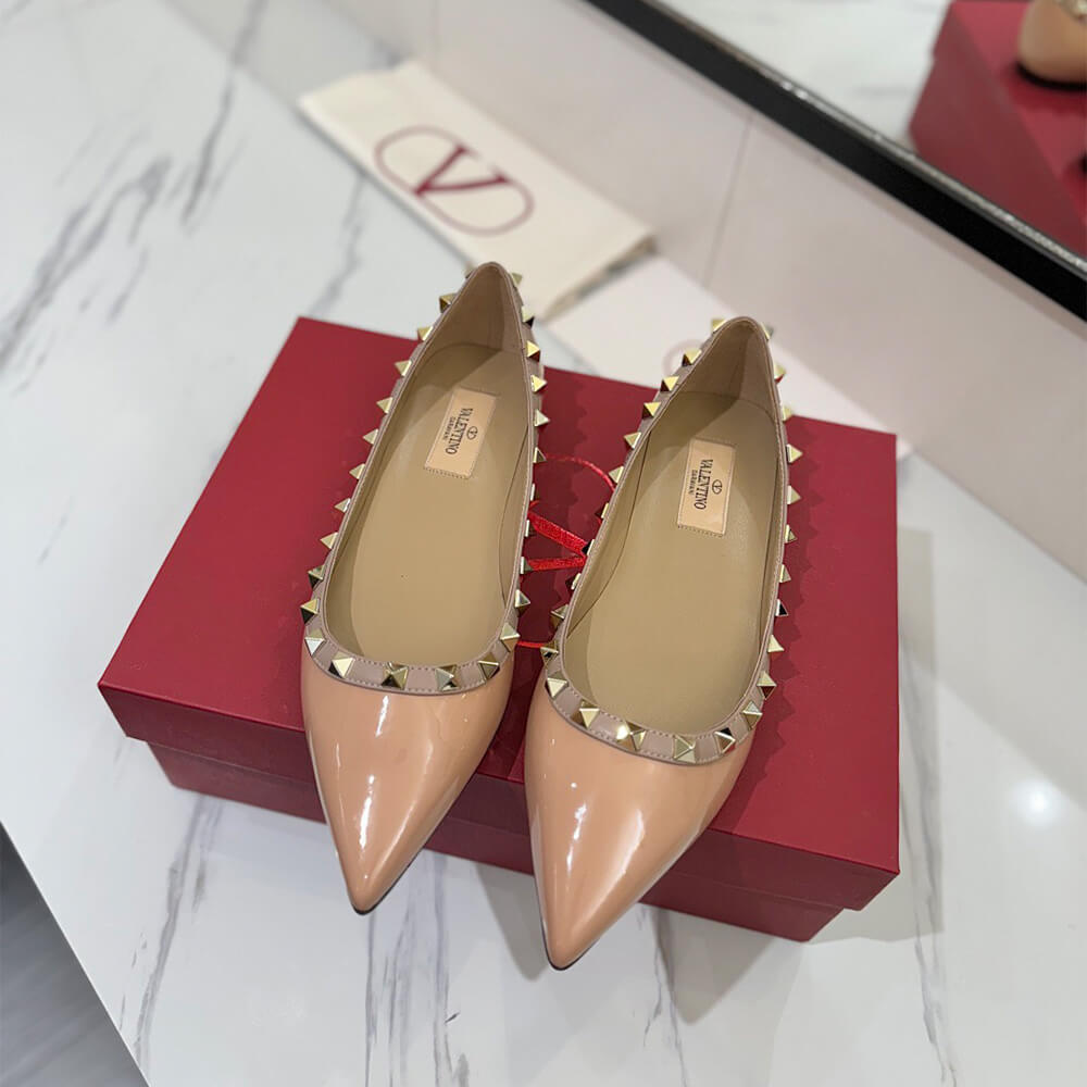 VALENTINO ROCKSTUD BALLET FLAT