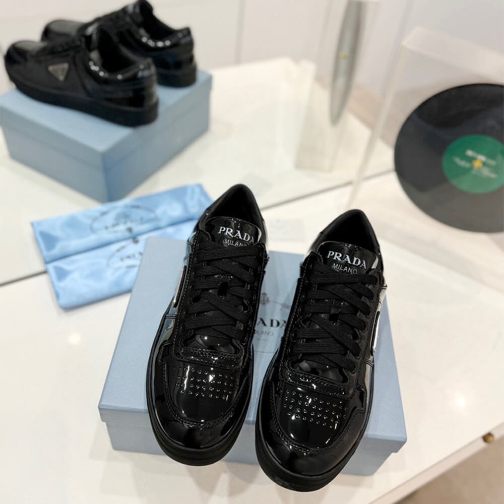 Prada Downtown nappa leather sneakers