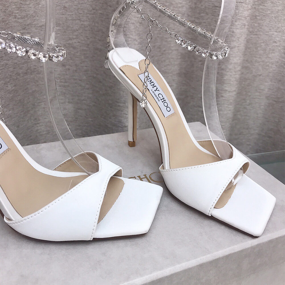 JIMMY CHOO Saeda Sandal 100
