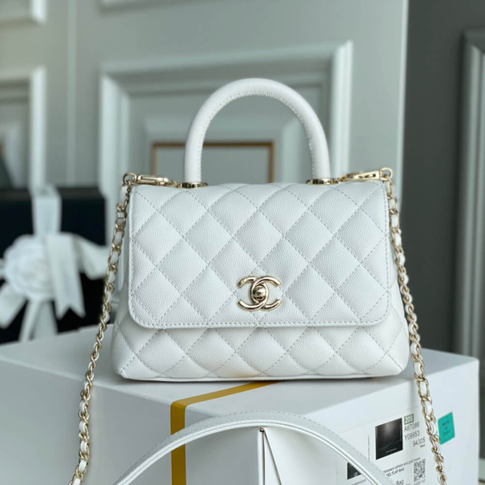 Chanel MINI COCO Handle Bag(HIGH-END GRADE)