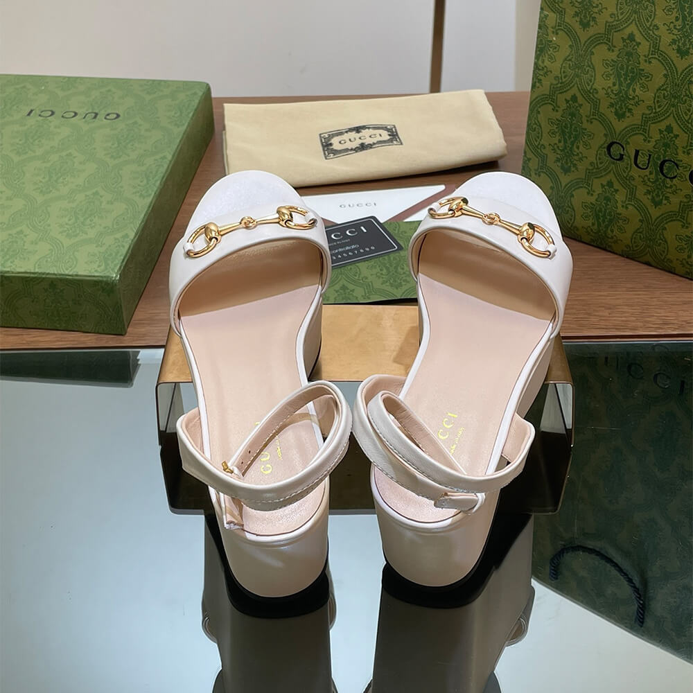 GUCCI Women s Horsebit flatform sandal