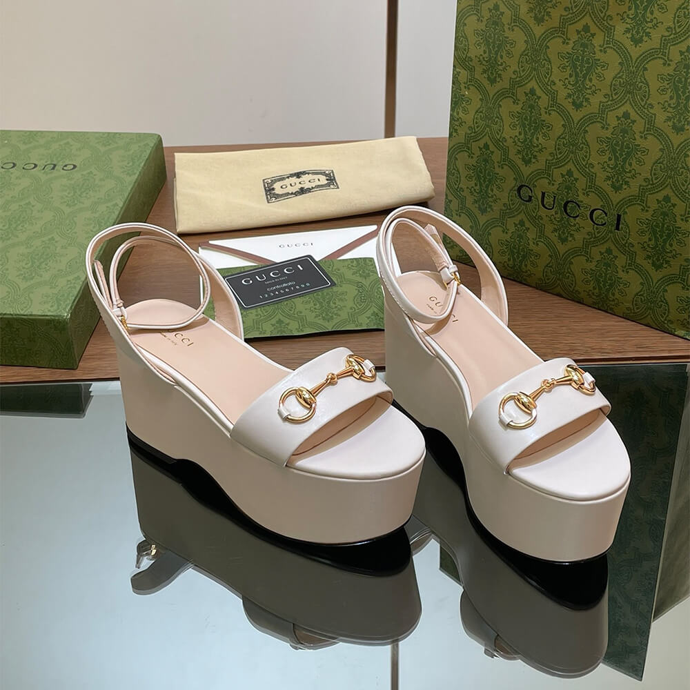 GUCCI Women s Horsebit flatform sandal