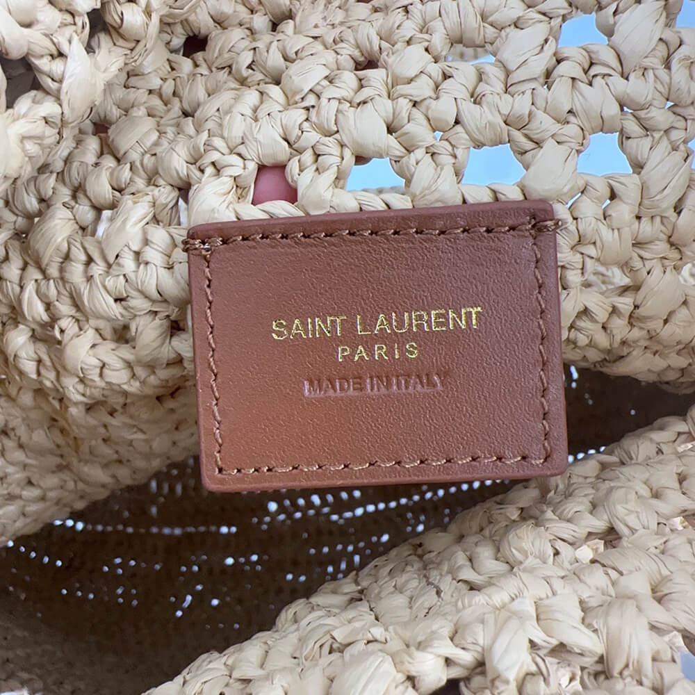 YSL Hobo Crochet bag in raffia and leather(HIGH-END GRADE)