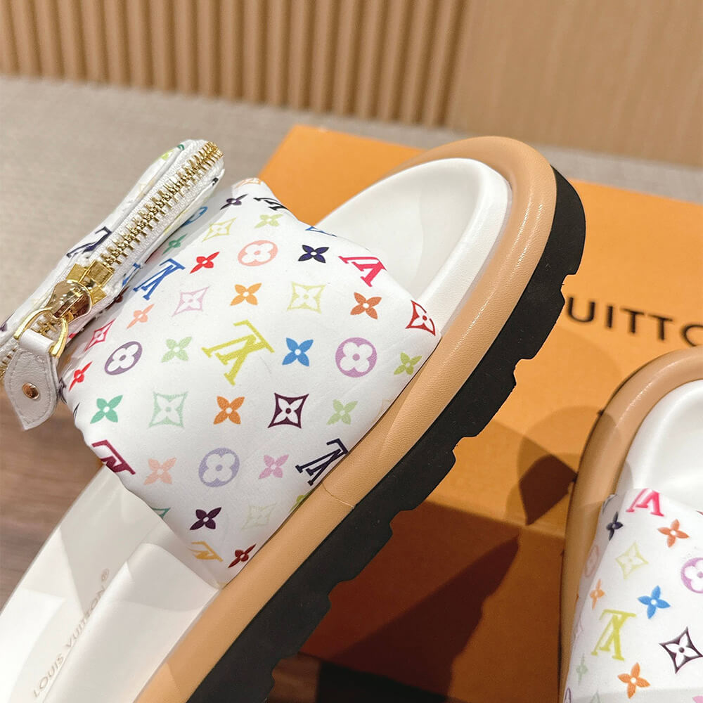 LV x TM Pool Pillow Flat Comfort Mule