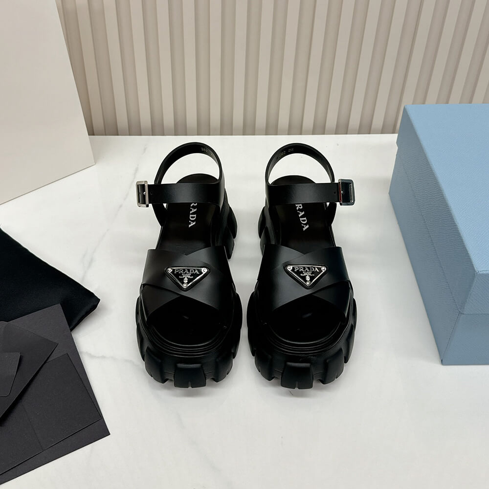 PRADA Monolith rubber sandals