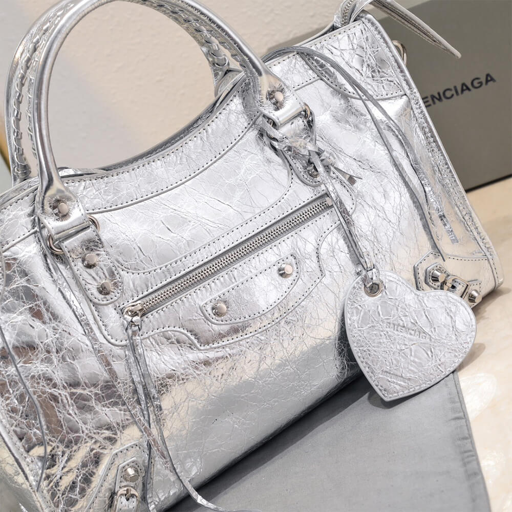 Balenciaga Women s Le City Bag Medium(HIGH-END GRADE)