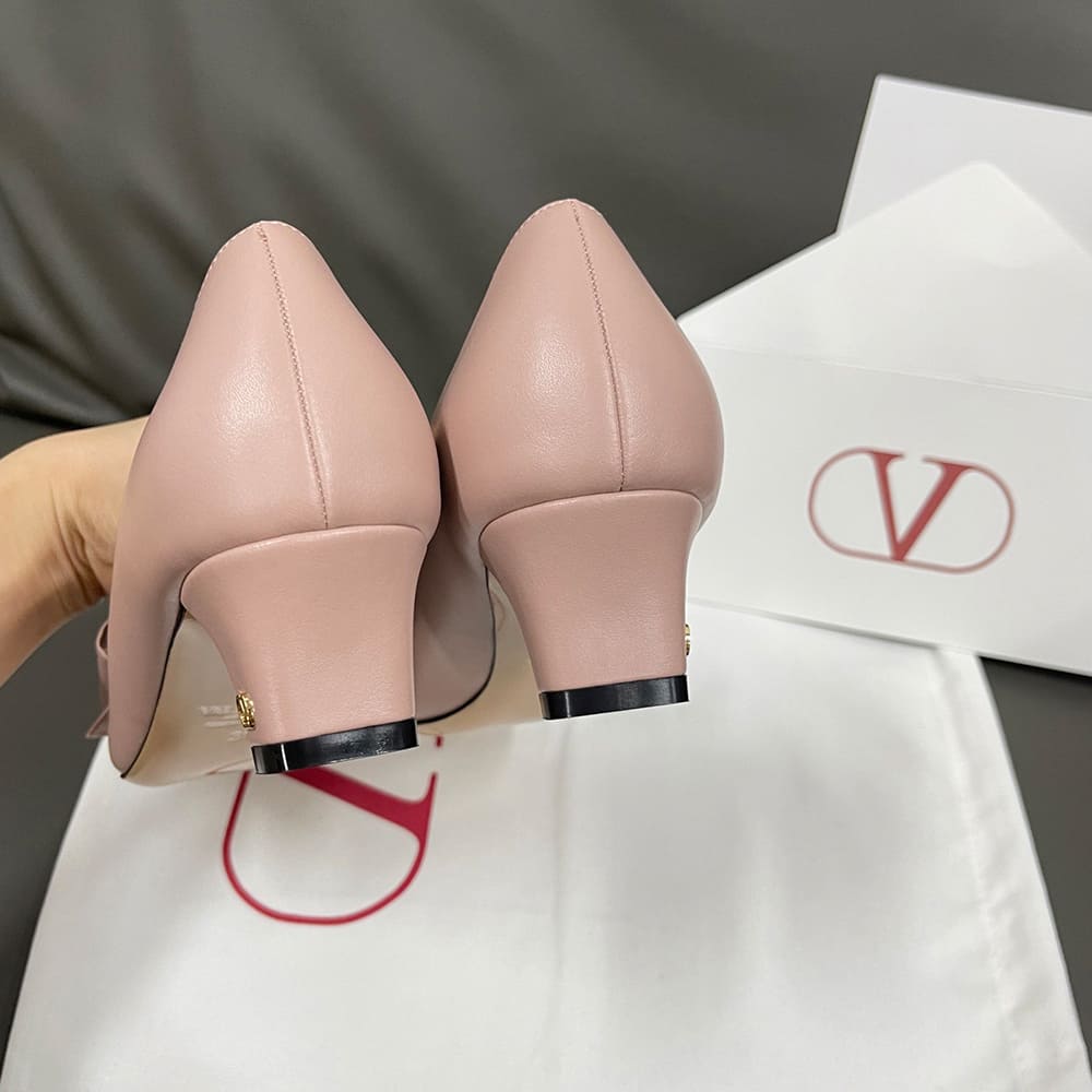 VALENTINO BOWOW sheepskin high heels (heel height 4.5 cm)