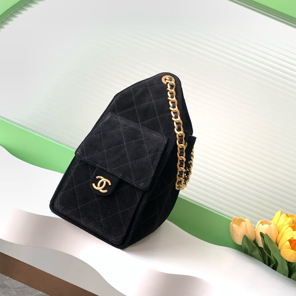 CHANEL 25 Small Handbag SUEDE(high-end grade)