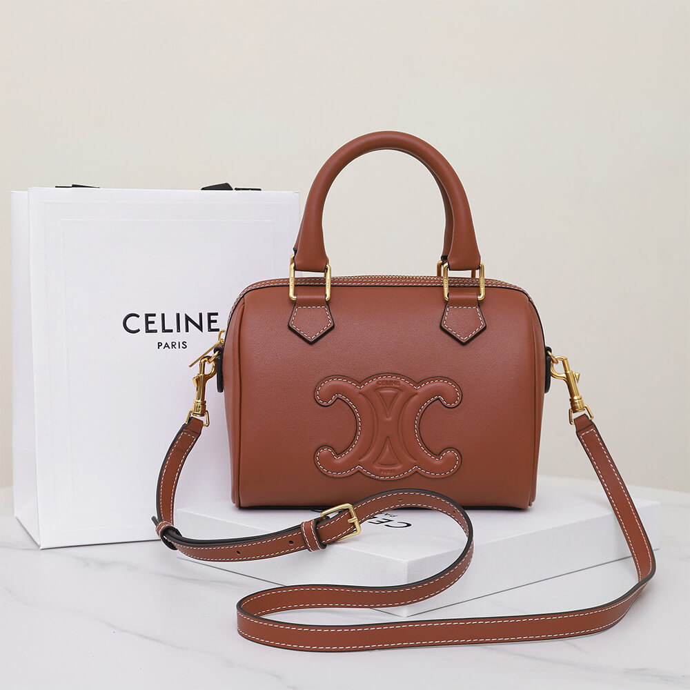 CELINE SMALL BOSTON IN Smooth Calfskin