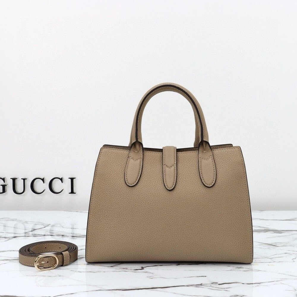 GUCCI SMALL TOTE BAG WITH HOOK CLOSURE
