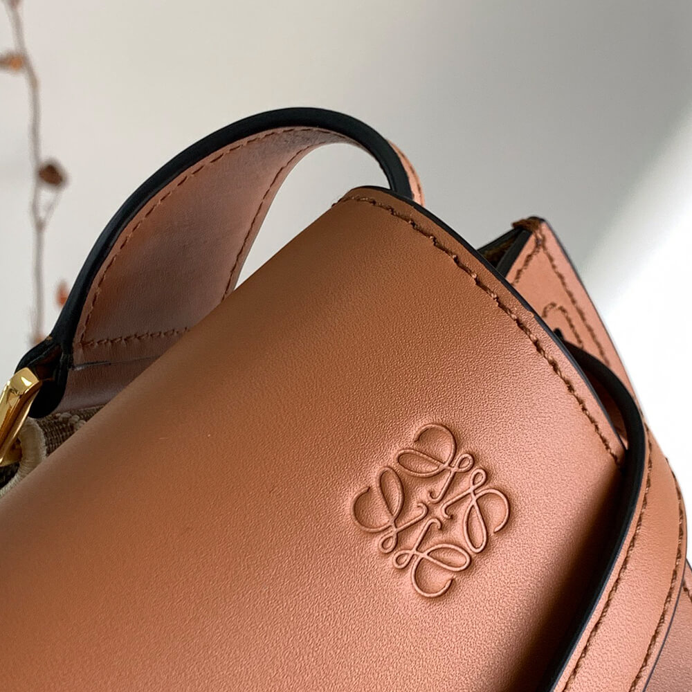 Mini Gate Dual bag in soft calfskin and jacquard(HIGH-END Grade)