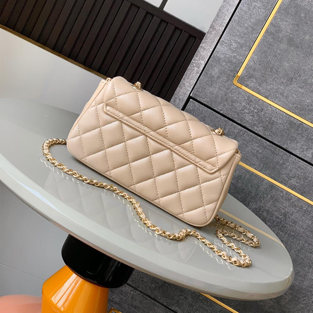 Chanel FLAP PHONE HOLDER WITH CHAIN(HIGH-END GRADE)