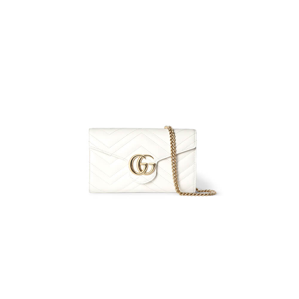 GG Marmont wallet on chain