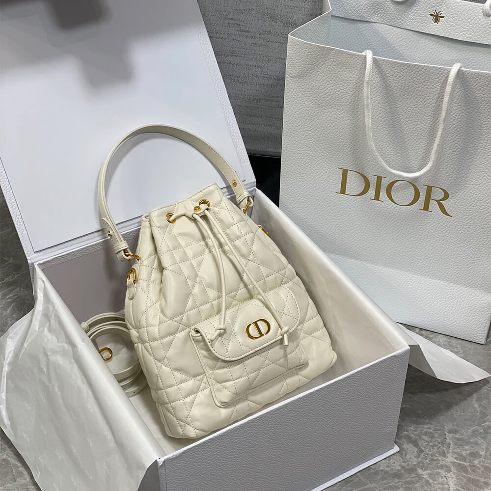 Small Dior Caro Bucket Bag(HIGH-END GRADE)