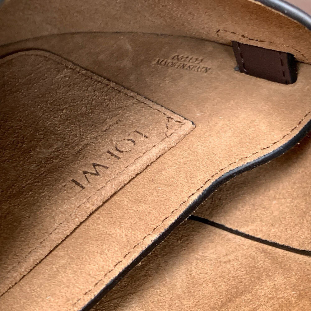 Loewe Small Gate bag in soft calfskin and jacquard